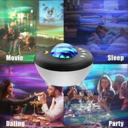 Projetor galáxia céu estrelado - luz noturna LED - controle APP / Alexa
