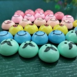 Ímãs decorativos de geladeira - carinhas sorridentes - 36 peças -
