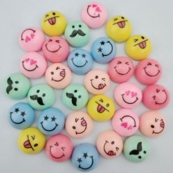 Ímãs decorativos de geladeira - carinhas sorridentes - 36 peças -