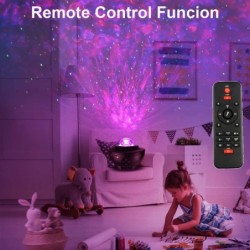 Projetor de céu estrelado - Luz noturna LED - com alto-falante - Bluetooth