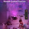 Projetor de céu estrelado - Luz noturna LED - com alto-falante - Bluetooth