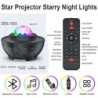 Projetor de céu estrelado - Luz noturna LED - com alto-falante - Bluetooth
