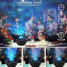 Projetor de céu estrelado - Luz noturna LED - com alto-falante - Bluetooth