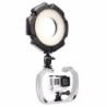 Monopé selfie subaquático de alumínio - suporte - suporte de braço duplo - para câmeras GoPro