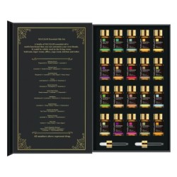 Óleos essenciais - para difusores / aromaterapia / banho / massagem - 20 peças - 5ml