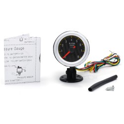 Tacômetro LED para carro - 52mm - 0-8000 RPM - 12V