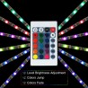Faixa de iluminação de fundo para TV - LED - RGB - Conexão USB - com controle remoto
