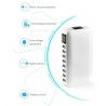 40W - Carregador inteligente - multiportas - 8 USB - 5V 8A - LED
