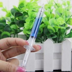 Liquid syringe shaped ballpoint- 4 piecesPens & Pencils