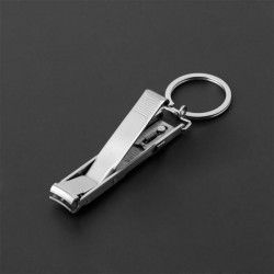 Ultrafino - cortador de unhas dobrável para mãos e pés - aço inoxidável