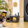 AIYIMA T9 PRO - Amplificador de áudio APTX HD Bluetooth - 100W * 2 - HiFi Estéreo com medidor VU
