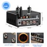 AIYIMA T9 PRO - Amplificador de áudio APTX HD Bluetooth - 100W * 2 - HiFi Estéreo com medidor VU
