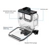 Estojo à prova d'água com filtros para GoPro Hero 9 - 10 - 11 - 12 - Caixa protetora