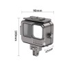 Estojo de alumínio para GoPro 9 - 10 -11 - à prova d'água - subaquático 40M - proteção