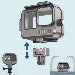 Estojo de alumínio para GoPro 9 - 10 -11 - à prova d'água - subaquático 40M - proteção