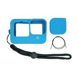 Protective Silicone Case for GoPro Hero 12 11 10 9 Black Tempered Glass Screen Protector Film Lens Cap Cover Go Pro Accessory