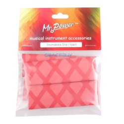 Punhos de baqueta - fita antiderrapante - 2 peças -