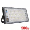 100W - AC 220V 230V 240V - Holofote LED - IP65 à prova d'água - refletor externo