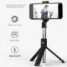 3 in 1 selfie stick - wireless - Bluetooth - foldable handheld monopod - tripod - with remoteSelfie sticks