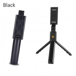 Bastão de selfie 3 em 1 - sem fio - Bluetooth - monopé portátil dobrável - tripé - com controle remoto