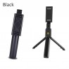 Bastão de selfie 3 em 1 - sem fio - Bluetooth - monopé portátil dobrável - tripé - com controle remoto