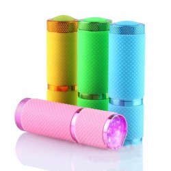 Mini secador de unhas - lanterna - LED - UV - lâmpada de cura em gel