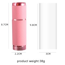 Mini secador de unhas - lanterna - LED - UV - lâmpada de cura em gel