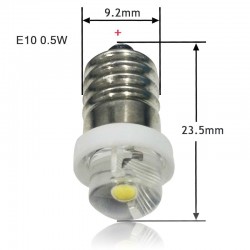 E10 - Lâmpada de lanterna LED