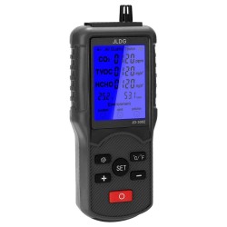 Testador de dióxido de carbono/detector de CO2/monitor de qualidade do ar - medição de temperatura/umidade - testador multifunci