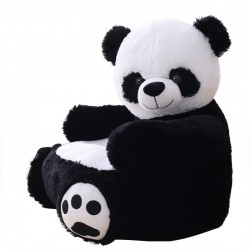 Sofá pequeno em forma de panda - assento - brinquedo de pelúcia - para crianças