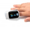 Oxímetro - monitor de frequência cardíaca - ponta do dedo - tela OLED de 1,1" SPO2