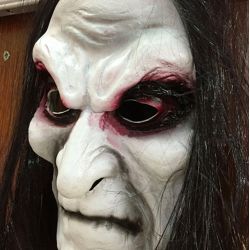 Zumbi 3D - máscara facial completa de Halloween