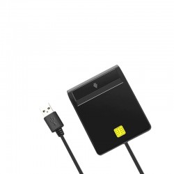 UTHAI - Leitor de cartão inteligente - para cartão bancário / SIM / IC / ID / EMV / SD / TF / MMC / USB - ISO / Windows / Linux