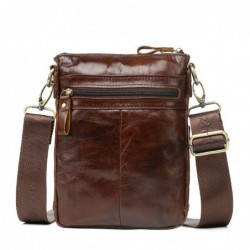 Bolsa de ombro luxuosa - design de aba - couro genuíno