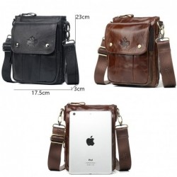 Bolsa de ombro luxuosa - design de aba - couro genuíno