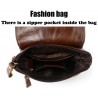 Bolsa de ombro luxuosa - design de aba - couro genuíno