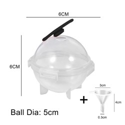 Molde plástico para cubos de gelo - bola redonda - 5cm