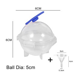 Molde plástico para cubos de gelo - bola redonda - 5cm
