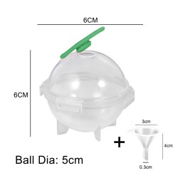 Molde plástico para cubos de gelo - bola redonda - 5cm