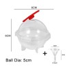 Molde plástico para cubos de gelo - bola redonda - 5cm