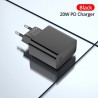 20W - PD - carregador rápido - USB C - para iPhone / iPad