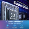 Universal car Bluetooth FM transmitter - dual USB charger - built-in microphoneFM transmitters