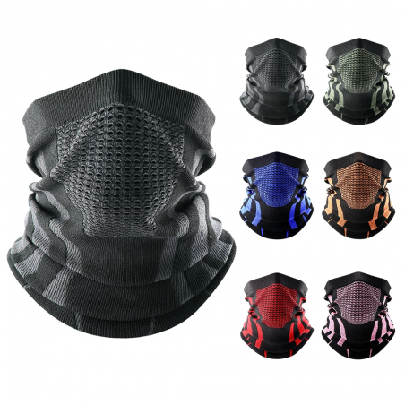 Balaclava / lenço facial térmico - máscara respirável - ciclismo / caminhada / esqui