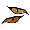 Olhos malignos coloridos - adesivo de carro - 2 peças -