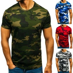 Camiseta clássica de manga curta - estampa camuflada