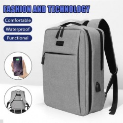 Bolsa moderna para laptop - mochila - com porta de carregamento USB - à prova d'água