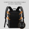Bolsa moderna para laptop - mochila - com porta de carregamento USB - à prova d'água
