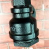 Tubo industrial americano - luminária de parede de ferro