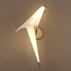 LED wall lamp - origami paper bird designWall lights