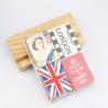 Reino Unido / Inglaterra - Imãs de geladeira estilo britânico - conjunto de 24 peças